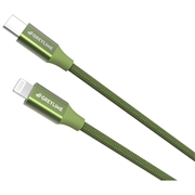 GreyLime 18W Punottu USB-C / Lightning Kaapeli - MFi Sertifioitu - 1m