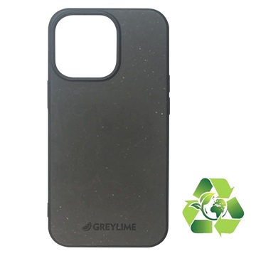 GreyLime Ympäristöystävällinen iPhone 13 Pro Kotelo - Musta