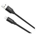 GreyLime Punottu USB-A / Lightning-kaapeli - MFi-sertifioitu - 1m