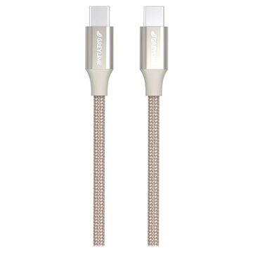 GreyLime Letitetty USB-C / USB-C Kaapeli - 2m - Beige