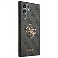 Guess 4G Big Metal Logo Samsung Galaxy S22 Ultra 5G Hybridikotelo - Harmaa