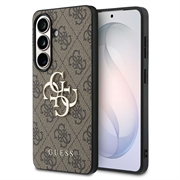 Samsung Galaxy S26+ Guess 4G Big Metal Logo Hybridikotelo - Ruskea