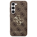 Guess 4G Big Metal Logo Samsung Galaxy S23 5G Hybridikotelo - Ruskea