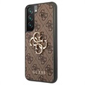 Guess 4G Big Metal Logo Samsung Galaxy S22 5G Hybridikotelo - Ruskea