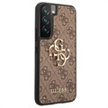 Guess 4G Big Metal Logo Samsung Galaxy S22 5G Hybridikotelo - Ruskea