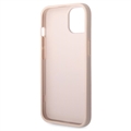 Guess 4G Big Metal Logo iPhone 14 Hybridikotelo - Pinkki