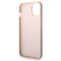 Guess 4G Big Metal Logo iPhone 14 Plus Hybridikotelo - Pinkki