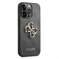 Guess 4G Big Metal Logo iPhone 14 Pro Max Hybridikotelo - Musta