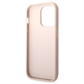 Guess 4G Big Metal Logo iPhone 14 Pro Max Hybridikotelo - Pinkki