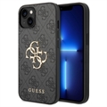 iPhone 15 Guess 4G Big Metal Logo Hybridikotelo - Harmaa