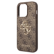 iPhone 15 Pro Guess 4G Big Metal Logo Hybridikotelo