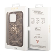 iPhone 15 Pro Guess 4G Big Metal Logo Hybridikotelo