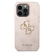 iPhone 15 Pro Guess 4G Big Metal Logo Hybridikotelo