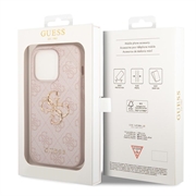 iPhone 15 Pro Guess 4G Big Metal Logo Hybridikotelo