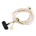 Guess 4G Charm -rannehihna ja USB-C-kaapeli - 1.5m - Beige