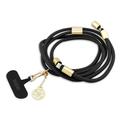 Guess 4G Charm -rannehihna ja USB-C-kaapeli - 1.5m - musta