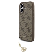 iPhone 17 Guess 4G Charm Hybridikotelo - MagSafe-yhteensopiva - ruskea