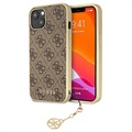 Guess 4G Charms Collection iPhone 13 Hybridikotelo - Ruskea
