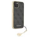 Guess 4G Charms Collection iPhone 13 Hybridikotelo - Harmaa