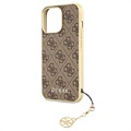 Guess 4G Charms Collection iPhone 13 Pro Hybridikotelo - Ruskea