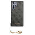 Guess 4G Charms Collection Samsung Galaxy S23 Ultra 5G Hybridikotelo - Harmaa