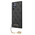 Guess 4G Charms Collection Samsung Galaxy S23 Ultra 5G Hybridikotelo - Harmaa