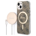 Guess 4G Edition Bundle Pack iPhone 14 Plus Kotelo & Langaton Laturi