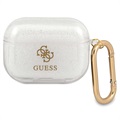 Guess 4G Glitter Collection AirPods Pro TPU Suojakotelo - Läpinäkyvä