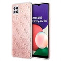 Guess 4G Glitter Samsung Galaxy A22 5G, Galaxy F42 5G Hybridikotelo - Pinkki
