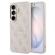 Samsung Galaxy S26 Guess 4G Gold Frame kotelo - MagSafe-yhteensopiva - vaaleanpunainen