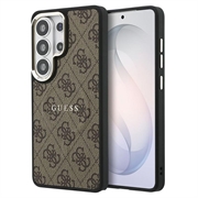 Samsung Galaxy S26 Ultra Guess 4G Gold Frame kotelo - MagSafe-yhteensopiva - Ruskea