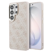 Samsung Galaxy S26 Ultra Guess 4G Gold Frame kotelo - MagSafe-yhteensopiva - vaaleanpunainen