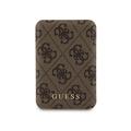 Guess 4G magneettinen langaton tehopankki 5000mAh - MagSafe-yhteensopiva - ruskea