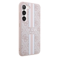 Guess 4G Printed Stripe Samsung Galaxy S23 5G Hybridikotelo - Pinkki