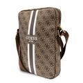Guess 4G painetut raidat Universal Tablet-laukku - 10" - ruskea