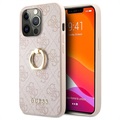 Guess 4G Ring Collection iPhone 13 Pro Max Hybridikotelo - Pinkki