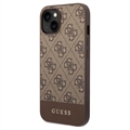 Guess 4G Stripe iPhone 13 Pro Max Hybridikotelo - Ruskea