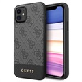 Guess 4G Stripe iPhone 11 Hybridikotelo - Harmaa