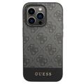 Guess 4G Stripe iPhone 14 Pro Max Hybridikotelo - Harmaa