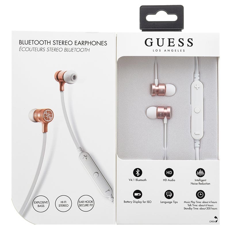 Guess CGPTE05 Bluetooth Kuulokkeet Valkoinen Ruusukulta SUDIO Kuuloke TIO Langaton In Ear Valkoinen Mic online