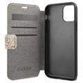 Guess Charms Collection 4G iPhone 11 Suojakotelo - Ruskea