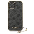 Guess Charms Collection 4G iPhone 12/12 Pro Suojakuori - Harmaa