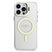 iPhone 16 Pro Max Guess Galvanoitu jalustakameran rungon MagSafe-kotelo vaihdettavilla taustoilla