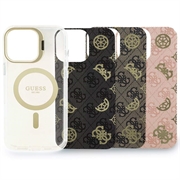 iPhone 16 Pro Max Guess Galvanoitu jalustakameran rungon MagSafe-kotelo vaihdettavilla taustoilla