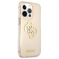 Guess Glitter 4G Big Logo iPhone 13 Pro Hybridikotelo - Kulta