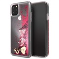 Guess Glitter Collection iPhone 11 Pro Max Suojakotelo - Vadelma