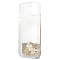 Guess Glitter Collection iPhone 13 Mini Suojakotelo - Kulta
