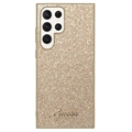 Guess Glitter Flakes Metal Logo Samsung Galaxy S23 Ultra 5G Hybridikotelo