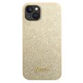 Guess Glitter Flakes Metal Logo iPhone 14 Plus Hybridikotelo - Kulta