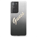 Guess Glitter Gradient Script Samsung Galaxy S21 Ultra 5G Kotelo